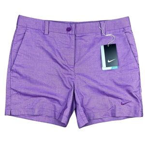 Nike Golf Shorts Girls XL Dri-Fit Performance Athletic‎ Purple Stretch